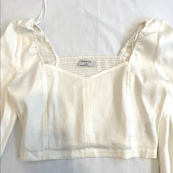 Aritzia Babaton Hadwyn Blouse Sz M - Picture 3 of 8